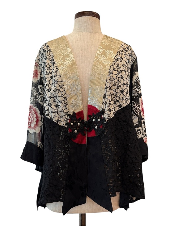 Spencer Alexis Tops - Spencer Alexis patchwork floral button front top